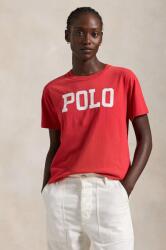 Ralph Lauren pamut póló női, piros, 211959617 - piros M