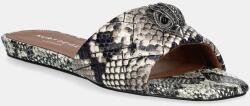 Kurt Geiger London bőr papucs Kensington Flat Sandal bézs, női, 8496139719 - bézs Női 37
