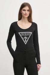 GUESS hosszú ujjú női, fekete, W5RI65 J1314 - fekete S