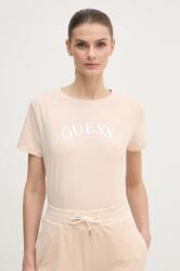 Guess t-shirt MARGOT női, bézs, V5RI16 J1314 - bézs S