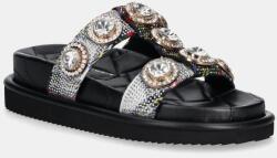 Kurt Geiger London papucs Orson Crystal Sandal fekete, női, platformos, 9107199609 - fekete Női 38