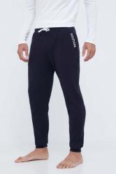 Tommy Hilfiger pamut pizsamanadrág sötétkék, sima - sötétkék XL - answear - 33 990 Ft