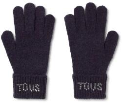 Tous kesztyű gyapjú keverékből TEXTIL sötétkék, 2002204033 - sötétkék Univerzális méret