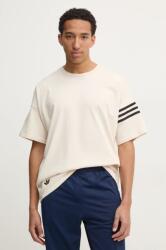 adidas Originals pamut póló Neuclassics bézs, férfi, mintás, JC9933 - bézs XL