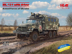ICM ZiL-131 of the Armed Forces of Ukraine with driver 1: 35 (35019)
