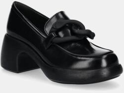 Camper bőr flip-flop Thelma II fekete, magassarkú, K201716-001 - fekete Női 40
