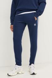 Adidas melegítőnadrág 3-Stripes sötétkék, nyomott mintás, IM9319 - sötétkék L