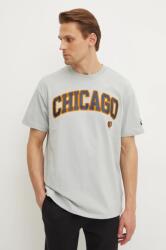 Nike pamut póló Chicago Bears szürke, férfi, nyomott mintás, 01AY-09D-7QV-NP1 - szürke L