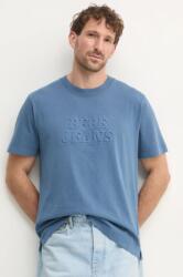 Pepe Jeans pamut póló DARIUS TEE férfi, nyomott mintás, PM509723 - kék M