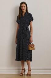 Ralph Lauren ruha sötétkék, midi, harang alakú, 250957093 - sötétkék 38