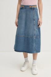 Tommy Hilfiger farmer szoknya midi, harang alakú, WW0WW43733 - kék 36