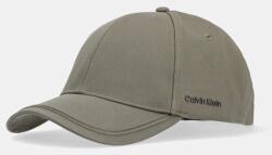 Calvin Klein pamut baseball sapka zöld, sima, K50K512613 - zöld Univerzális méret