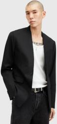 AllSaints blézer gyapjú keverékből WREN fekete, M007QB - fekete 36