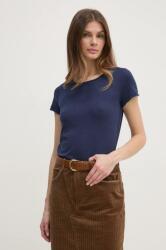 Sisley t-shirt női, sötétkék - sötétkék M - answear - 5 790 Ft