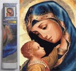 NORIMPEX - Puzzle Pictura cu diamant: Maica Domnului 30x40 cm - 1 - 39 piese