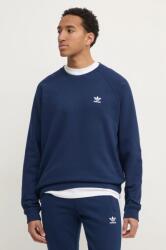 Adidas pamut melegítőfelső Essential sötétkék, férfi, sima, JD2414 - sötétkék XL