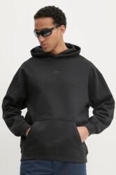 Adidas pamut melegítőfelső Essential fekete, férfi, sima, kapucnis, JC9572 - fekete M