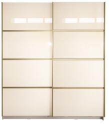 Spectral Mobila Gold Dulap 1800 Crem cu usi MDF Lucios + 1 Comoda