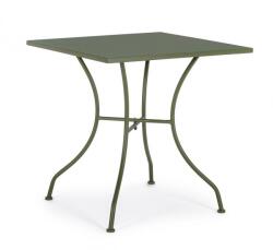 Bizzotto Masa din fier verde Kelsie 70 cm x 70 cm x 71 h (0802880deco)