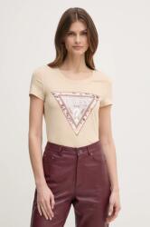 Guess t-shirt női, bézs, W5RI22 J1314 - bézs XL