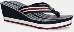 Tommy Hilfiger flip-flop IM PLATFORM BEACH SANDAL sötétkék, női, éksarkú, FW0FW08371 - sötétkék Női 40