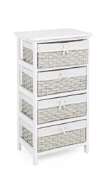 Bizzotto Comoda lemn 4 cosuri Livigno 40x29x73 cm (0210547) Comoda