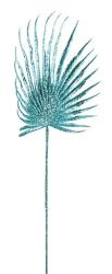 Bizzotto Set 6 crengute artificiale albastre Palma 28x67 cm (0932905deco)