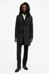 AllSaints kabát gyapjú keverékből WIXX - fekete 40