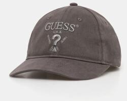 Guess pamut baseball sapka EMBROIDERED szürke, nyomott mintás, M5RZ11 WO07T - szürke Univerzális méret
