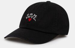 thisisneverthat pamut baseball sapka Heart Cap fekete, nyomott mintás, TN243WHWBC08 - fekete Univerzális méret