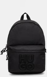 HUGO BOSS hátizsák fekete, férfi, nagy, nyomott mintás, 50536026 - fekete Univerzális méret