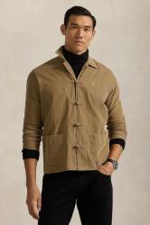 Ralph Lauren pamut ing férfi, galléros, bézs, regular, 710961267 - bézs XXL