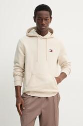Tommy Hilfiger pamut melegítőfelső bézs, sima, kapucnis, DM0DM20258 - bézs M