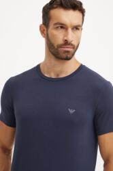 Emporio Armani Underwear póló otthoni viseletre 2 db sötétkék, sima, 111267 4F720 - sötétkék L