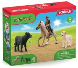 Schleich Schleich, Farm World, Aventuri de cowboy in vestul salbatic, set, 42578 Figurina