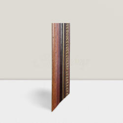 Keretshop 3, 7 cm Barna cipzár mintás 40*60 cm (KS630128)