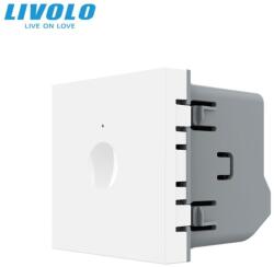 LIVOLO Modul Întrerupător Livolo, simplu tactil, alb (VL-FC1-2WP)
