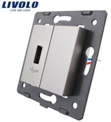 LIVOLO Modul Priză Livolo, simplă USB, gri (VL-C7-1USB-15)