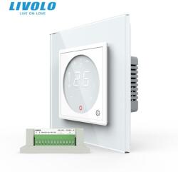 LIVOLO Modul controller Livolo, pentru aer conditionat, fara rama sticla, alb (VL-FCA-2WPS72)