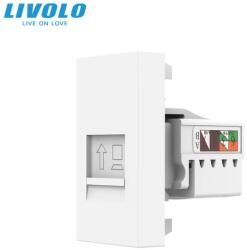 LIVOLO Modul priza Livolo, retea RJ45, 1M, alb (VL-FCCP-1WP)