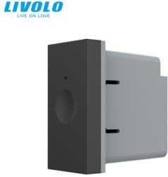 LIVOLO Modul Întrerupător Livolo, simplu tactil, 1M, negru (VL-FC1-1BP)