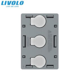 LIVOLO Modul Întrerupător Livolo, triplu, standard italian, cap scara / cap cruce, 3M (VL-FC3S-3G)