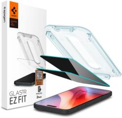 Spigen Folie pentru iPhone 16 Pro (set 2) - Spigen Glas. tR EZ FIT - Privacy (KF2338623) - Technodepo