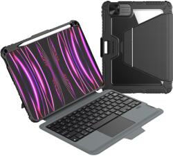 Nillkin Bumper Link billentyűzetes tok (háttérvilágításos verzió) iPad Pro 11 2024 fekete tok ANGOL nyelvű EN