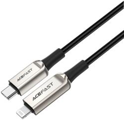 ACEFAST kábel Type C - Lightning 8-pin MFi 3A PD30W LCD C6-01 1, 2m ezüst