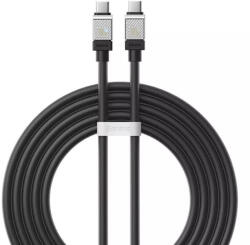 Baseus Cablu alimentare si date baseus cakw000301, usb type-c (t), 100w, 2m, negru (CAKW000301)