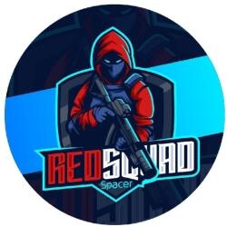 SPACER Covor pentru scaun gaming spacer spfp-redsquad-120, rotund (SPFP-REDSQUAD-120)