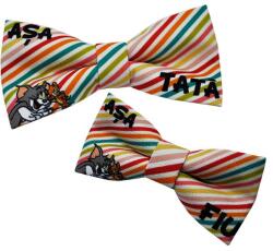 Papionette Set papion personalizabil tata si fiu tom&jerry (NEWBORN012)