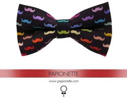 Papionette Papion copii colourful moustache (KID176)