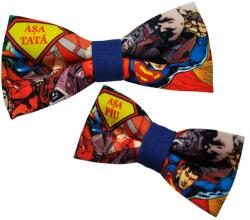 Papionette Set papion personalizabil tata si fiu superman (NEWBORN008)